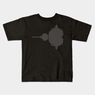 Original Mandelbrot (Replica) white on black Kids T-Shirt